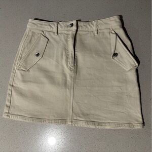 Wilfred Women's Beige Jean Skirt